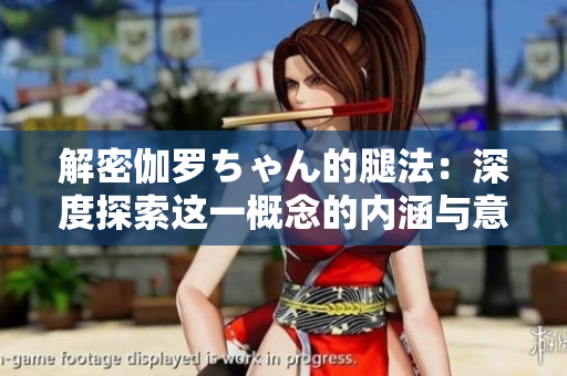 解密伽罗ちゃん的腿法：深度探索这一概念的内涵与意义