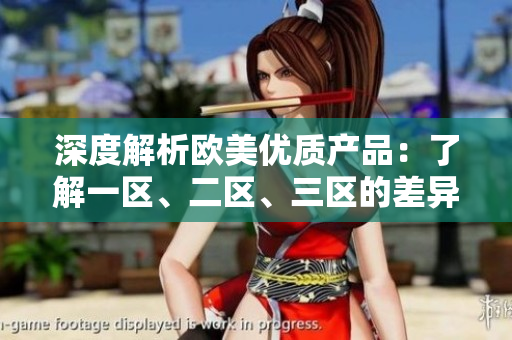 深度解析欧美优质产品：了解一区、二区、三区的差异与特点