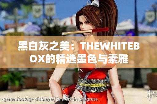 黑白灰之美：THEWHITEBOX的精选墨色与素雅