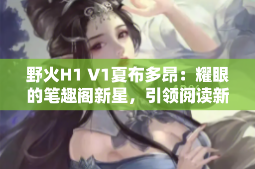 野火H1 V1夏布多昂：耀眼的笔趣阁新星，引领阅读新时代