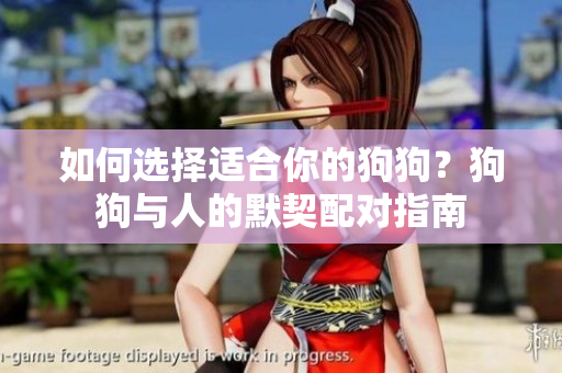 如何选择适合你的狗狗？狗狗与人的默契配对指南