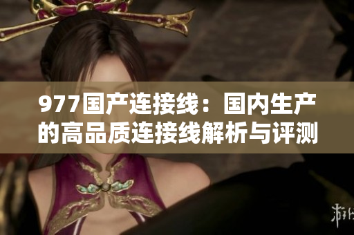 977国产连接线：国内生产的高品质连接线解析与评测