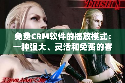 免费CRM软件的播放模式：一种强大、灵活和免费的客户关系管理系统