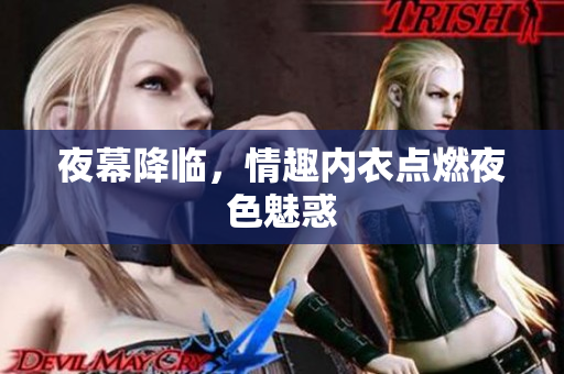 夜幕降临，情趣内衣点燃夜色魅惑