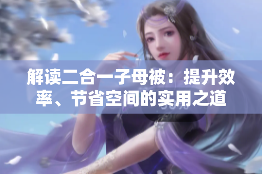 解读二合一子母被：提升效率、节省空间的实用之道