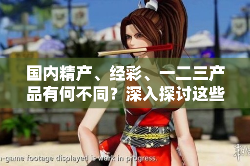 国内精产、经彩、一二三产品有何不同？深入探讨这些类别的区别和特点