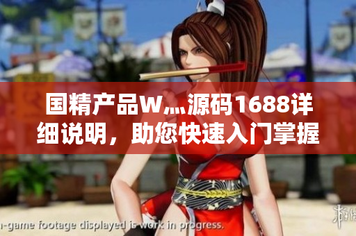 国精产品W灬源码1688详细说明，助您快速入门掌握使用技巧