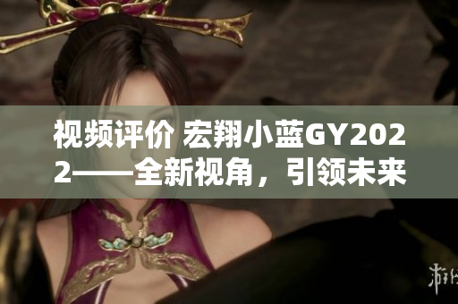 视频评价 宏翔小蓝GY2022——全新视角，引领未来行业标杆