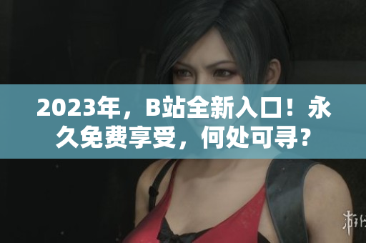2023年，B站全新入口！永久免费享受，何处可寻？