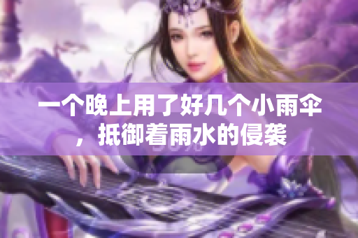 一个晚上用了好几个小雨伞，抵御着雨水的侵袭