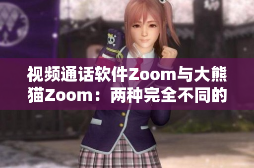 视频通话软件Zoom与大熊猫Zoom：两种完全不同的沟通方式
