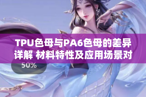 TPU色母与PA6色母的差异详解 材料特性及应用场景对比