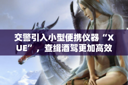 交警引入小型便携仪器“XUE”，查缉酒驾更加高效