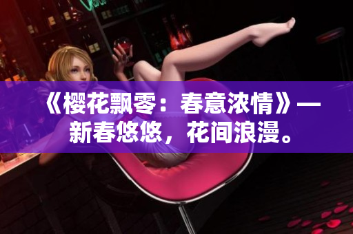《樱花飘零：春意浓情》— 新春悠悠，花间浪漫。
