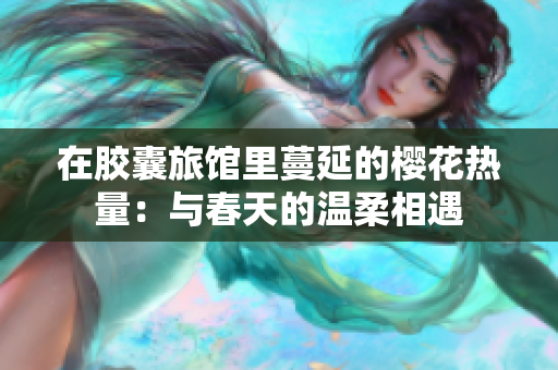 在胶囊旅馆里蔓延的樱花热量：与春天的温柔相遇