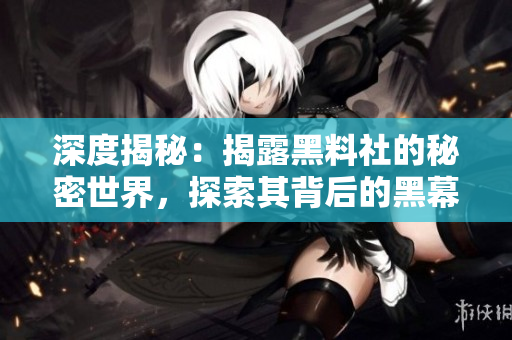 深度揭秘：揭露黑料社的秘密世界，探索其背后的黑幕与真相