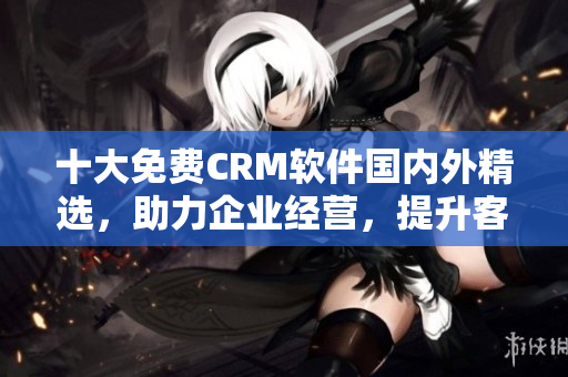 十大免费CRM软件国内外精选，助力企业经营，提升客户关系管理效能