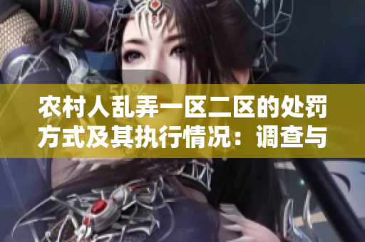 农村人乱弄一区二区的处罚方式及其执行情况：调查与分析