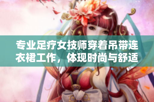 专业足疗女技师穿着吊带连衣裙工作，体现时尚与舒适的完美搭配