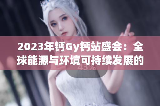 2023年钙Gy钙站盛会：全球能源与环境可持续发展的探索与合作