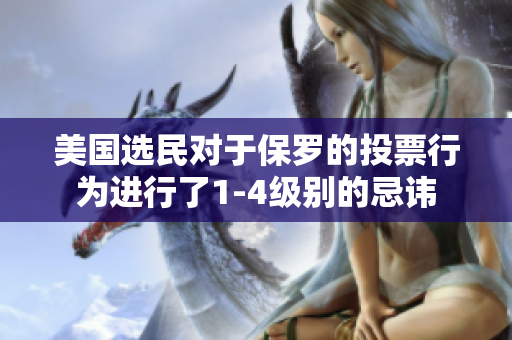 美国选民对于保罗的投票行为进行了1-4级别的忌讳