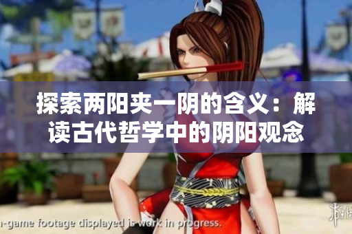 探索两阳夹一阴的含义：解读古代哲学中的阴阳观念