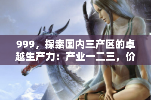 999，探索国内三产区的卓越生产力：产业一二三，价值倍增