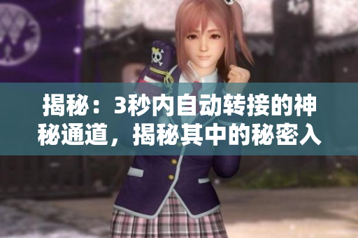 揭秘：3秒内自动转接的神秘通道，揭秘其中的秘密入口