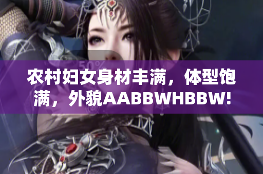 农村妇女身材丰满，体型饱满，外貌AABBWHBBW!