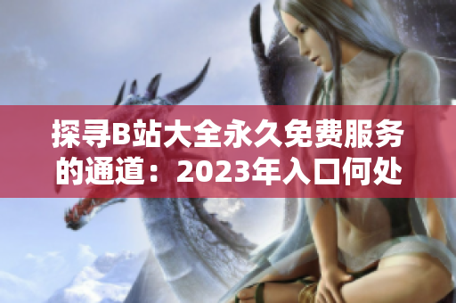 探寻B站大全永久免费服务的通道：2023年入口何处寻？