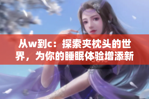 从w到c：探索夹枕头的世界，为你的睡眠体验增添新色彩