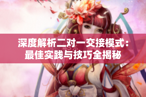深度解析二对一交接模式：最佳实践与技巧全揭秘