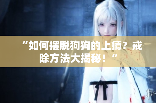 “如何摆脱狗狗的上瘾？戒除方法大揭秘！”
