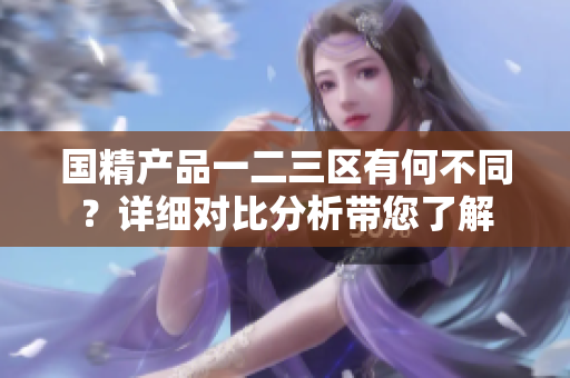 国精产品一二三区有何不同？详细对比分析带您了解