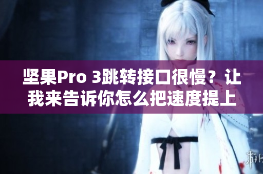 坚果Pro 3跳转接口很慢？让我来告诉你怎么把速度提上去
