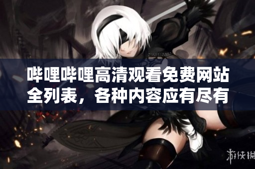哔哩哔哩高清观看免费网站全列表，各种内容应有尽有