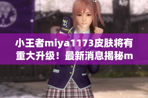 小王者miya1173皮肤将有重大升级！最新消息揭秘miya1173皮肤改动细节