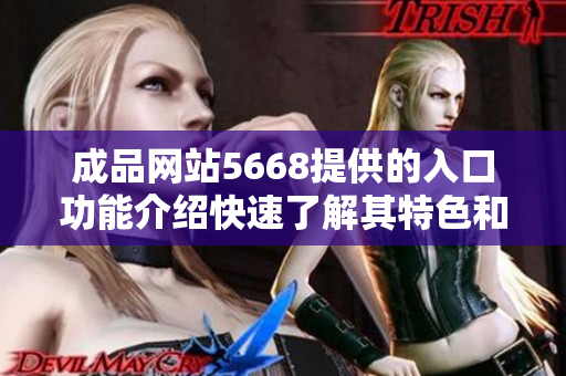 成品网站5668提供的入口功能介绍快速了解其特色和功能