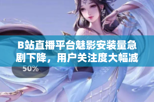 B站直播平台魅影安装量急剧下降，用户关注度大幅减少