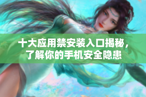 十大应用禁安装入口揭秘，了解你的手机安全隐患