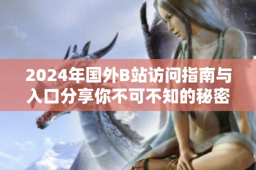 2024年国外B站访问指南与入口分享你不可不知的秘密