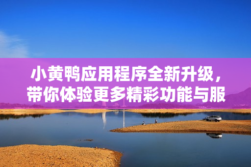 小黄鸭应用程序全新升级，带你体验更多精彩功能与服务