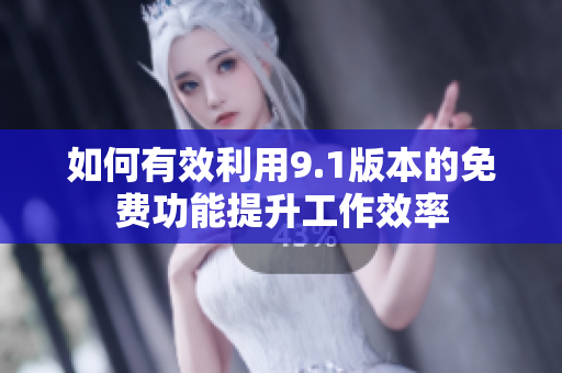 如何有效利用9.1版本的免费功能提升工作效率
