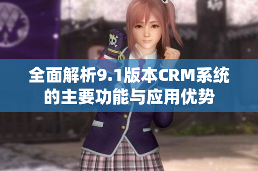 全面解析9.1版本CRM系统的主要功能与应用优势