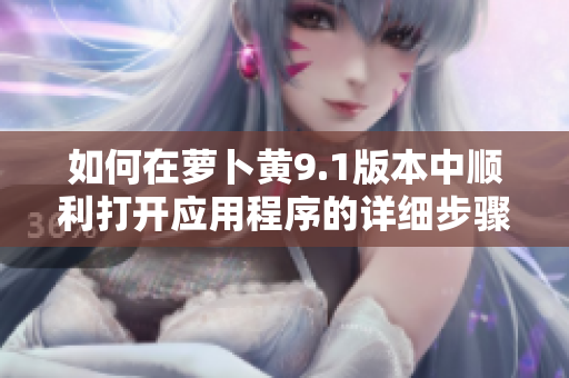 如何在萝卜黄9.1版本中顺利打开应用程序的详细步骤解析