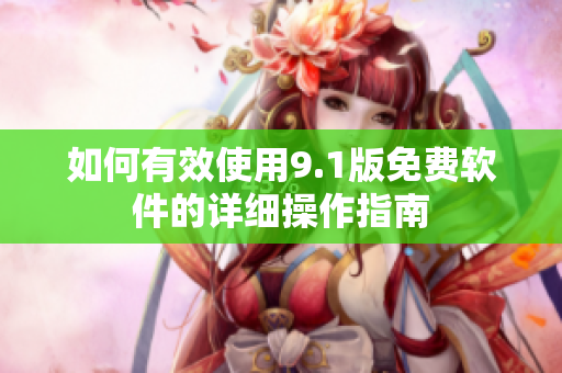 如何有效使用9.1版免费软件的详细操作指南