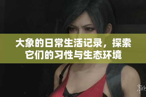 大象的日常生活记录，探索它们的习性与生态环境