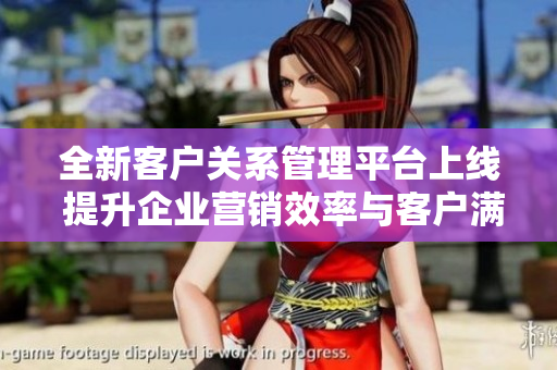 全新客户关系管理平台上线 提升企业营销效率与客户满意度