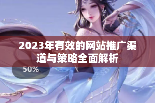 2023年有效的网站推广渠道与策略全面解析