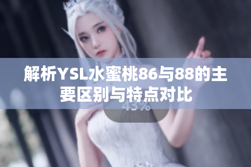 解析YSL水蜜桃86与88的主要区别与特点对比